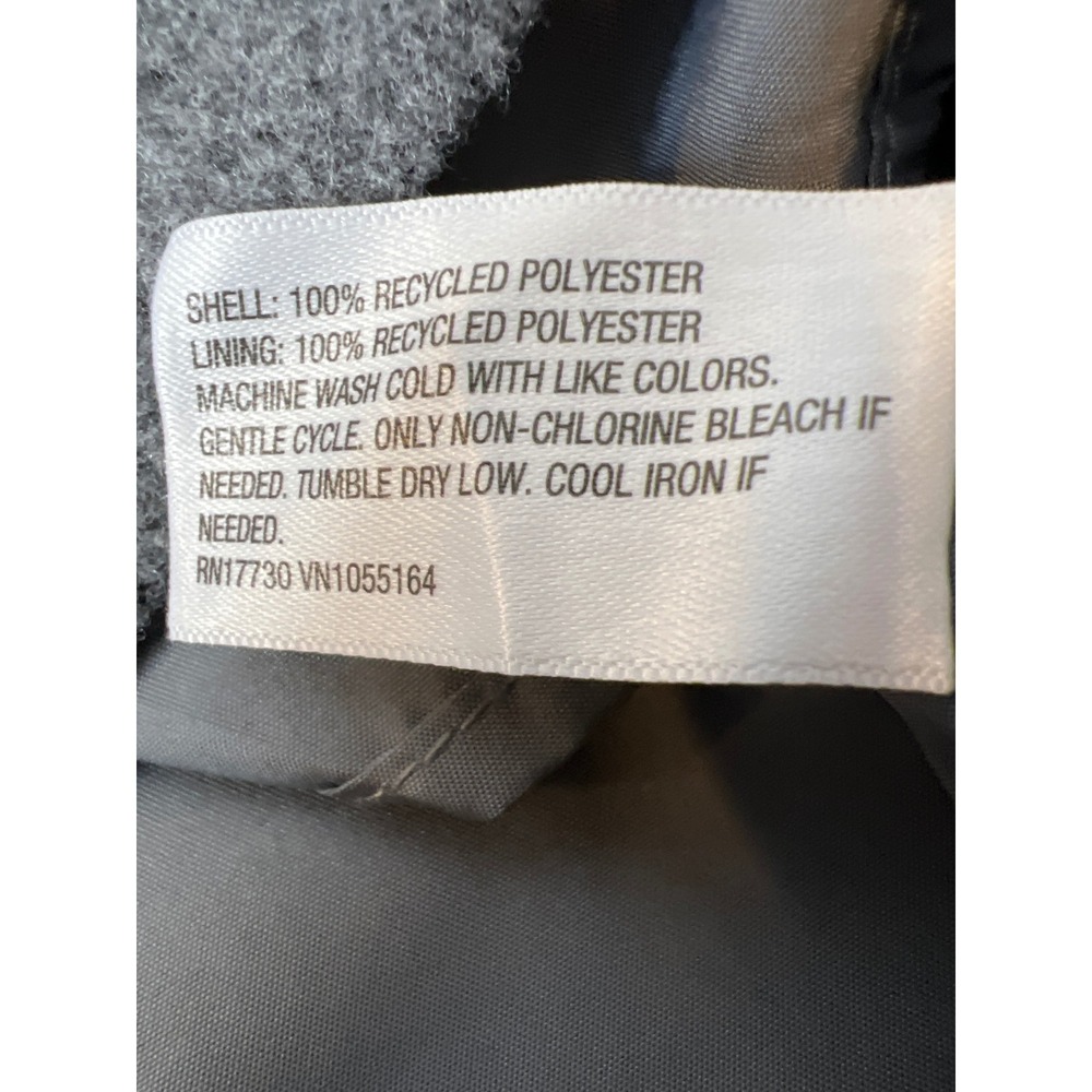 A New Day Heather Grey Mini Skirt Size 8 A-Line Side Zip Textured Lined Academia - Picture 4 of 8